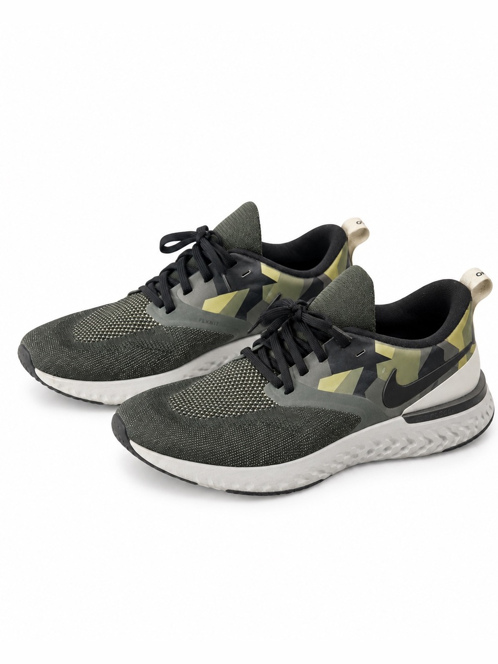 Nike React Flyknit Men’s Camo Running Shoes Size 10.5